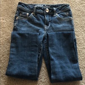 Girls Justice jeans size 8s